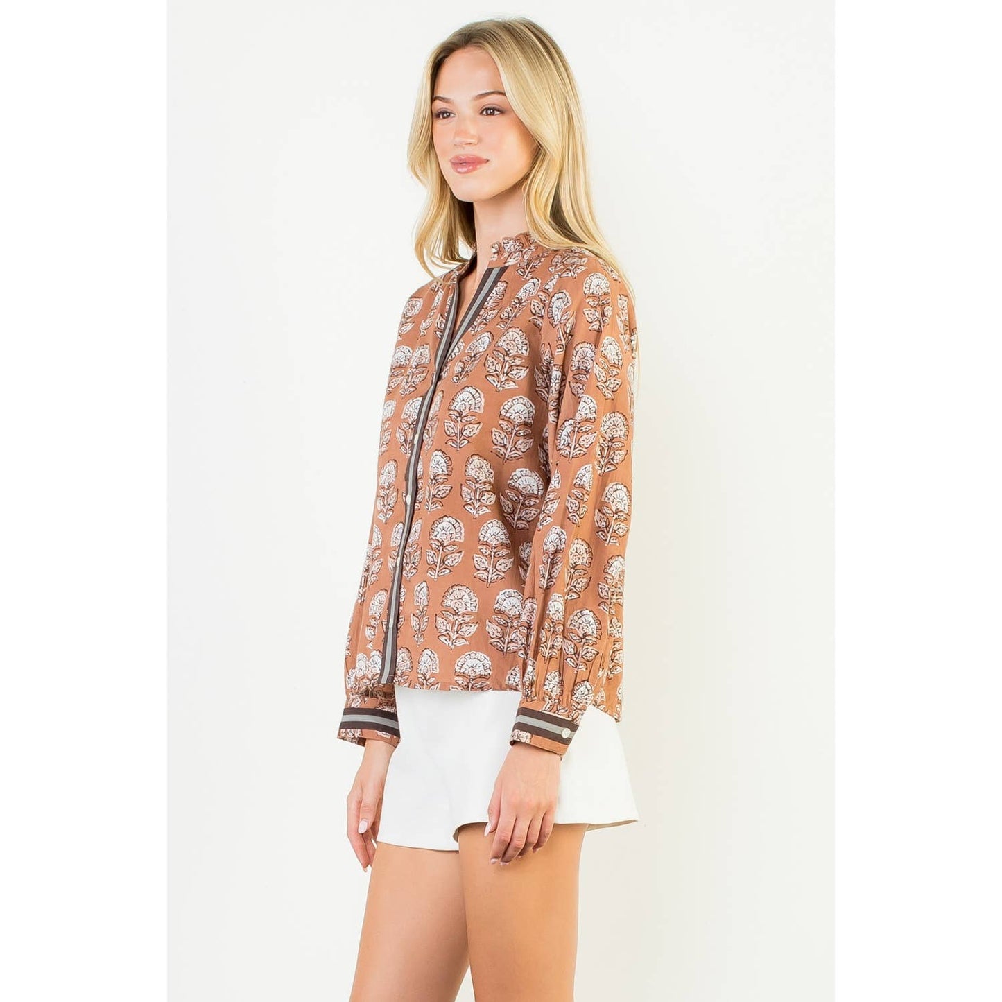 Long Sleeve Floral Top