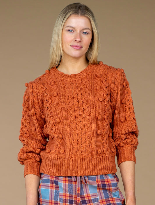 Olivia James Bubble Knit Sweater