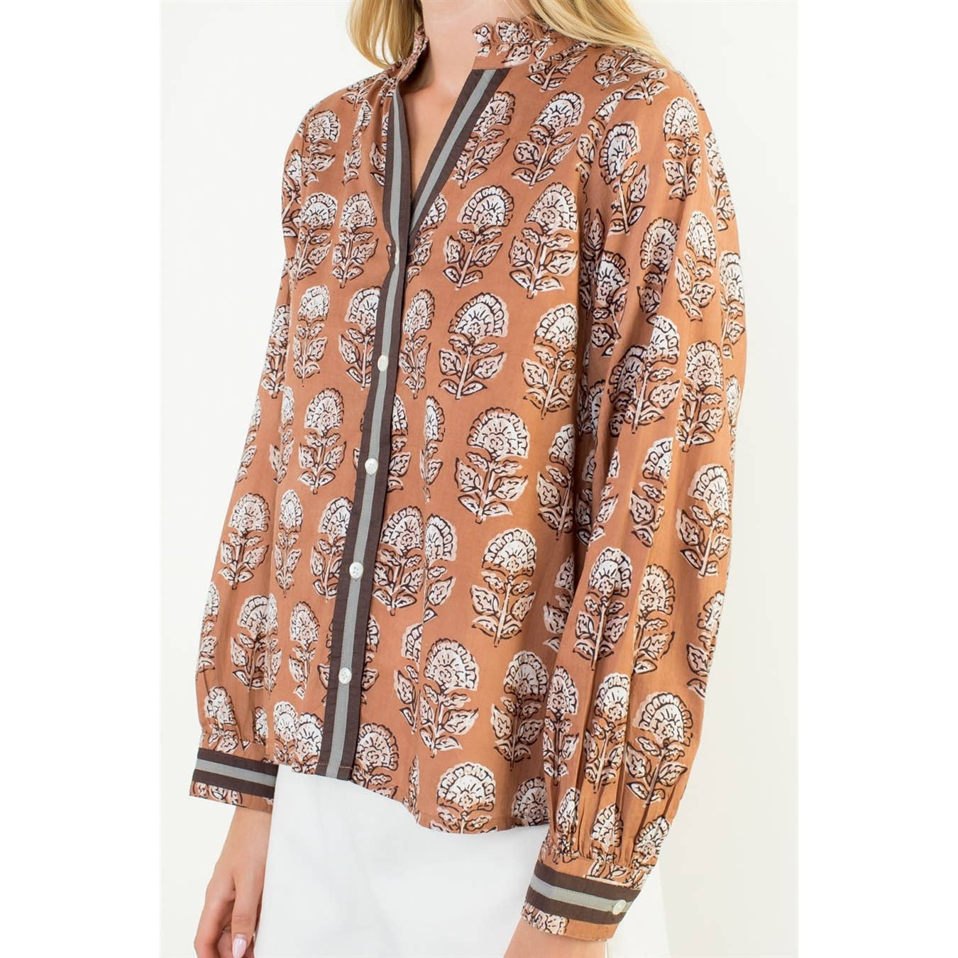 Long Sleeve Floral Top