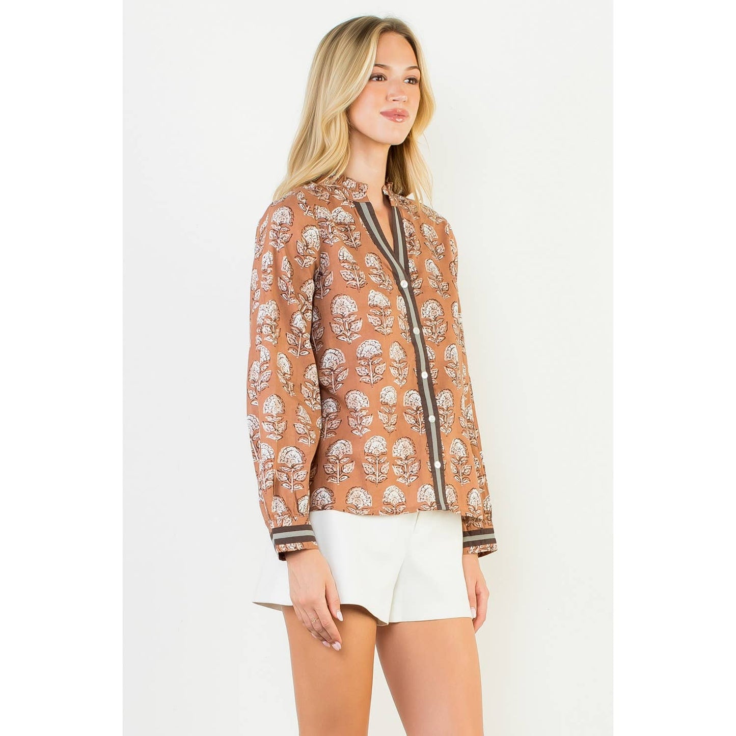Long Sleeve Floral Top