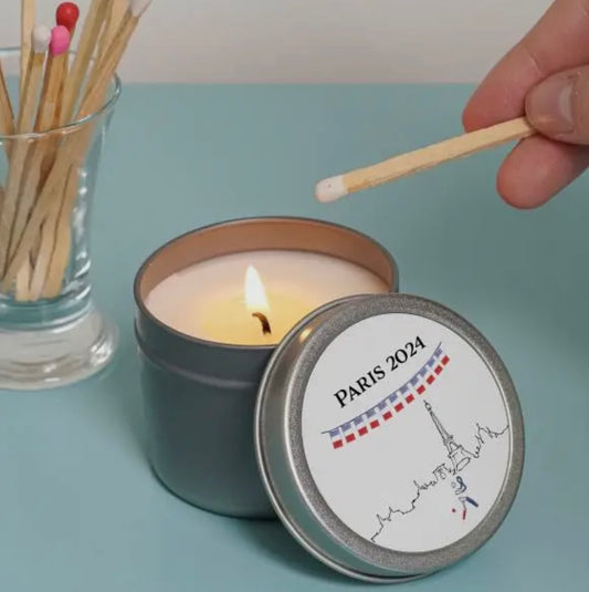 Paris Olympics 2024 Tin Candle