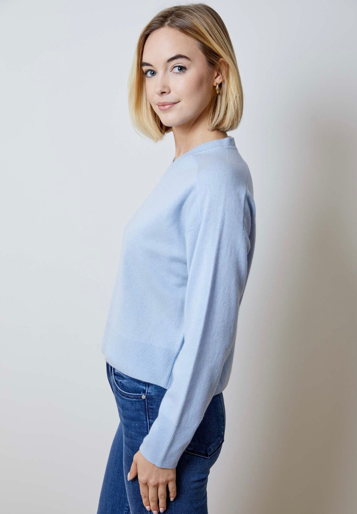 Sky Blue Cashmere Sweater