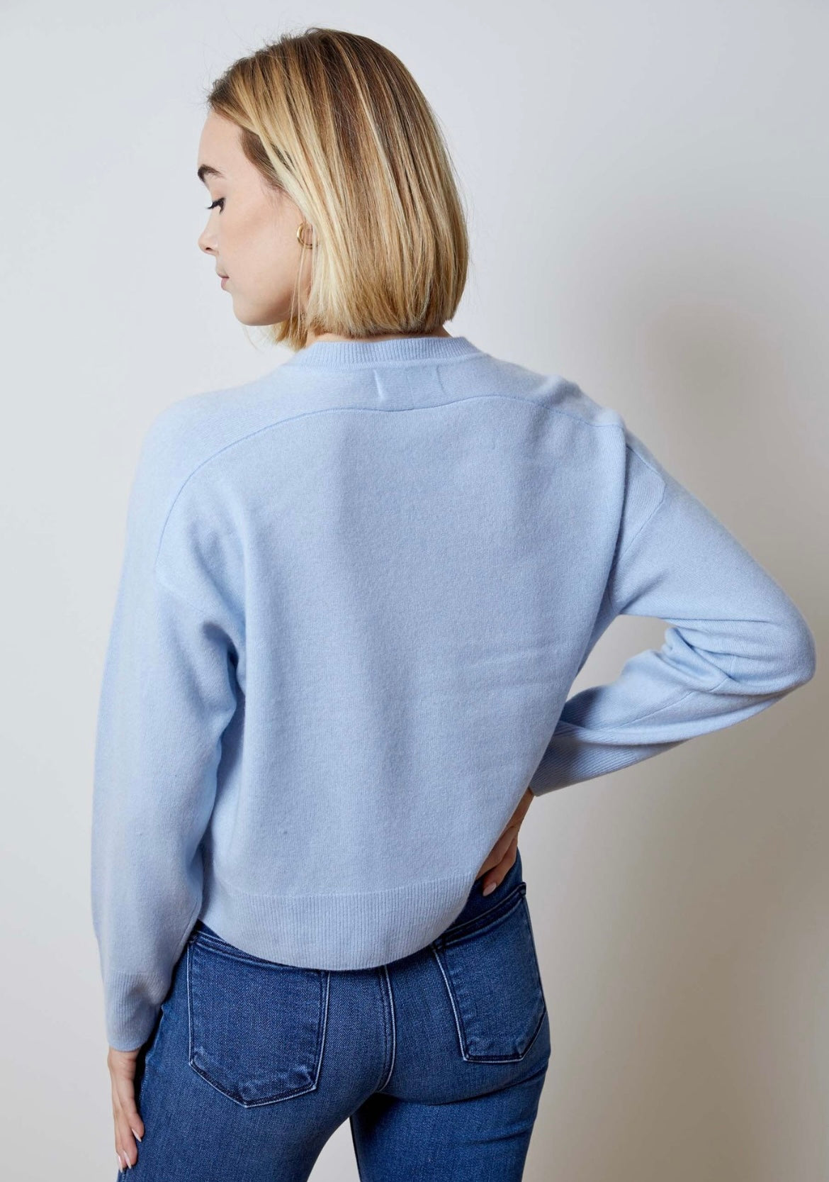 Sky Blue Cashmere Sweater