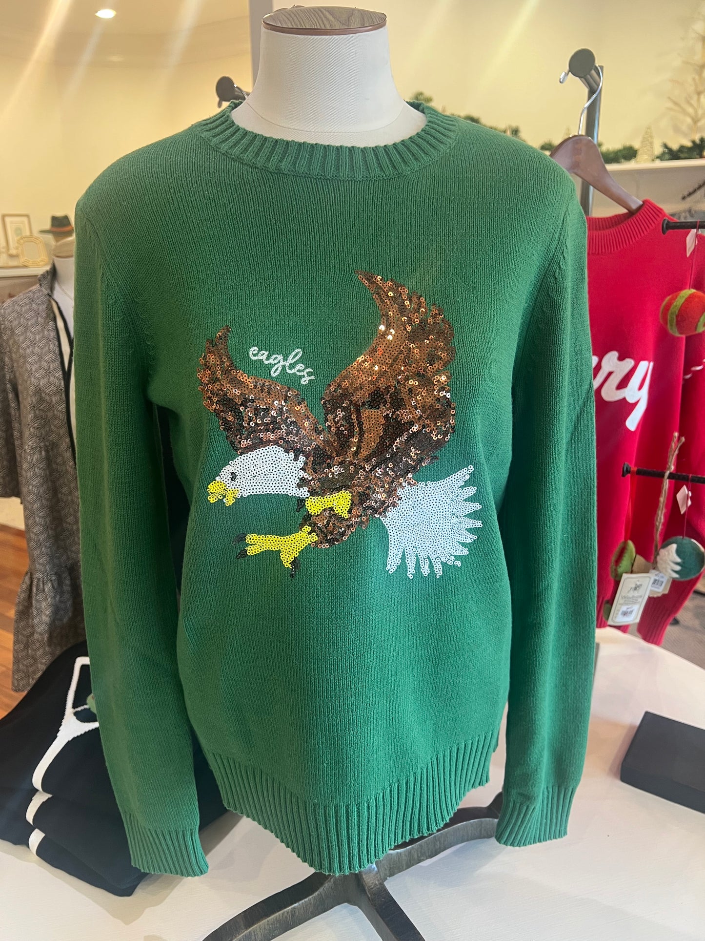 Eagles Sequin Sweater