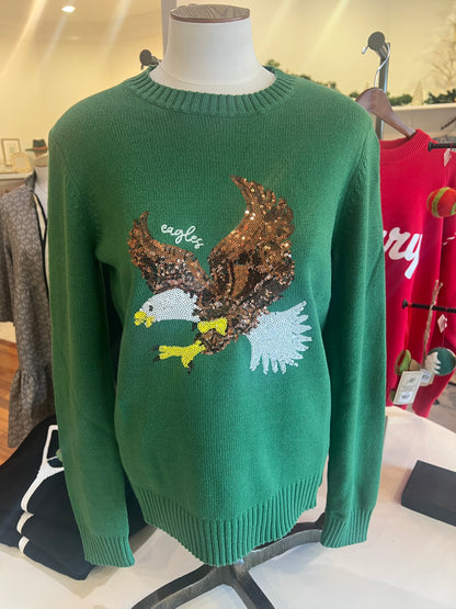 Eagles Sequin Sweater