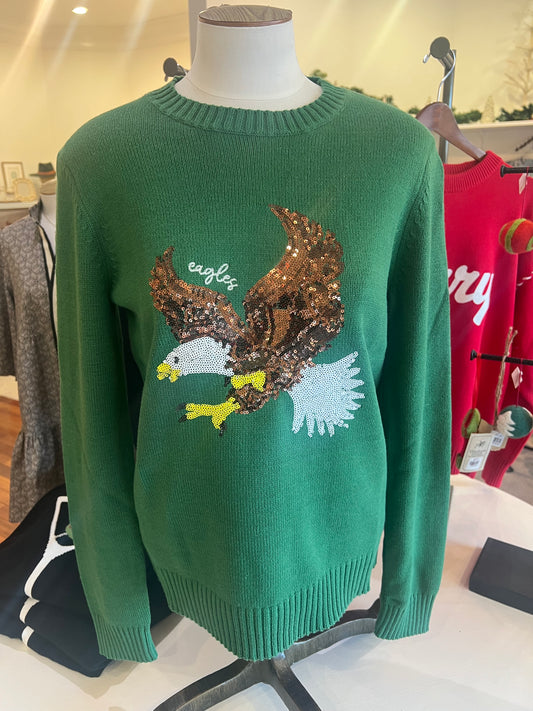 Eagles Sequin Sweater