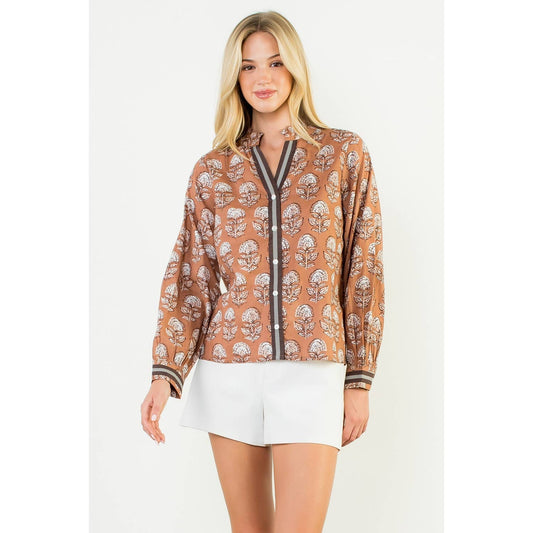 Long Sleeve Floral Top