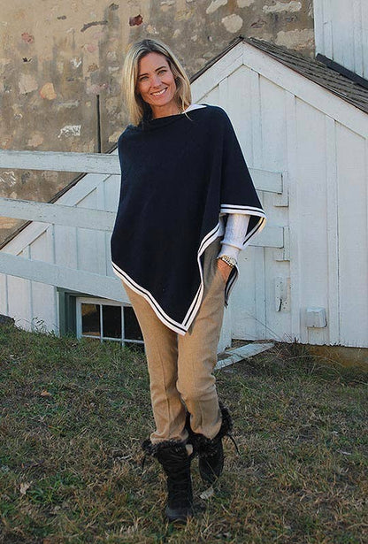 Villa Cashmere Poncho - Available in Three Colors