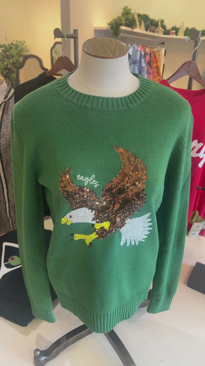 Eagles Sequin Sweater